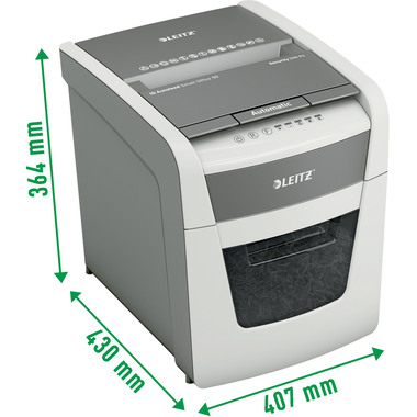 LEITZ Aktenvernichter IQ AF 80352000 Small Office 50, P-4, 20lt