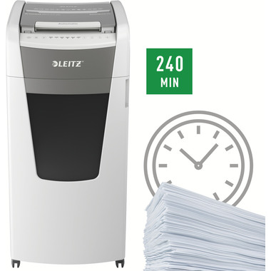 LEITZ Aktenvernichter IQ AF 8018-20-00 Office Pro 600, P-5, 110lt