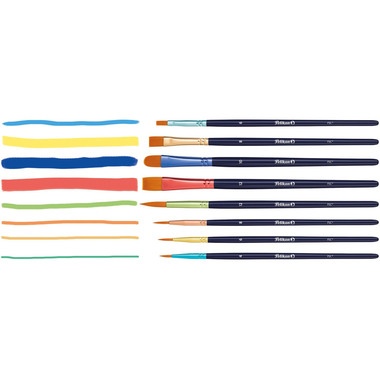 PELIKAN Set di pennelli Premium 701181 8 pennelli