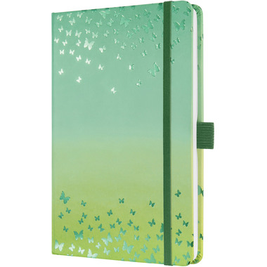 JOLIE Carnet Butterfly Confetti JN347 ligné, 174 S., multic., A5