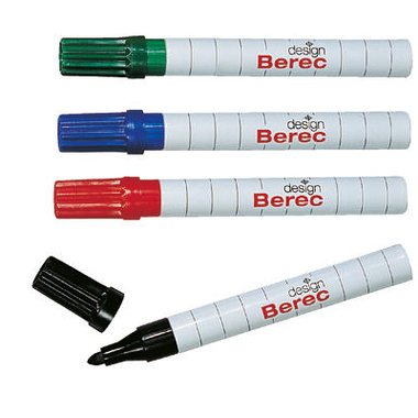 BEREC Whiteboard Marker 1-4mm 952.04.99 4er étui classique