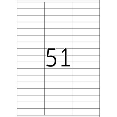 HERMA Étiquettes univers. 70x16,9mm 4459 blanc 5100 pcs./100 flls.