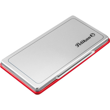 PELIKAN Metall-Stempelkissen rot 331132 Gr.1 16x9cm