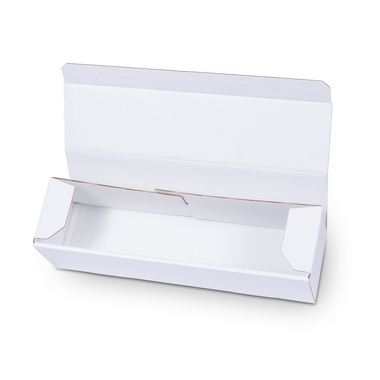 Cardboard gift box in white glossy 360x88x88mm