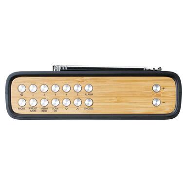 Lenco DAB+ Radio PDR-045 Schwarz/Bambus