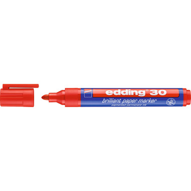 EDDING Marqueur permanent 30 30-2 rouge