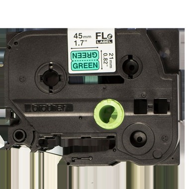 PTOUCH Nastro, indicatore nero/verde FLE-7511 PTP900W 21mmx45mm