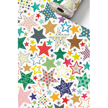 STEWO Geschenkpapier Linos 2522711660 0.5x250m weiss