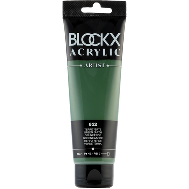 BLOCKX Colore acrilici 120ml 60632BXC terra verde
