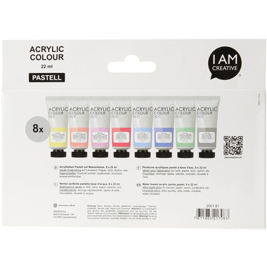 I AM CREATIVE Set Acrylique 8x22ml 2001.81 Pastel