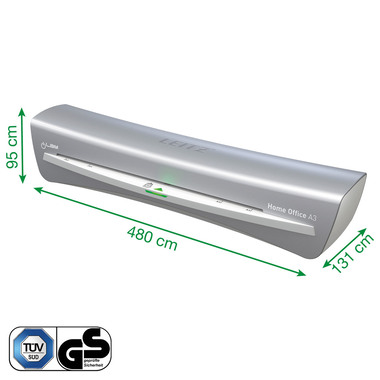 LEITZ Plastificatrice iLAM Office A3 74400089 grigio