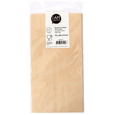 I AM CREATIVE Papierbeutel 4088.091 13x24x8cm, 6 Stück