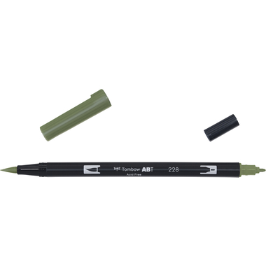 TOMBOW Dual Brush Pen ABT 228 vert-de-gris