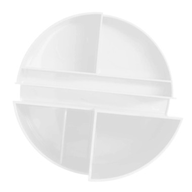 MAUL Rundbox 4117602 weiss 6 Fächer