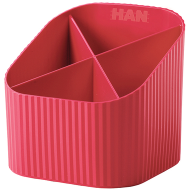 HAN Stifteköcher Re-LOOP 17238-917 rot 4 Fächer