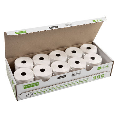 EXACOMPTA Rolle Thermopapier 10 Stk. 43347E 57x60mmx44m für Kasse