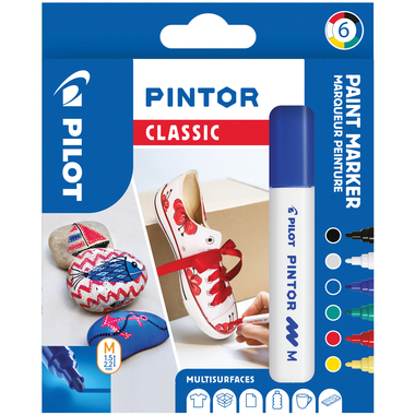 PILOT Marker Set Pintor M S6/0517412 6 Farben standard