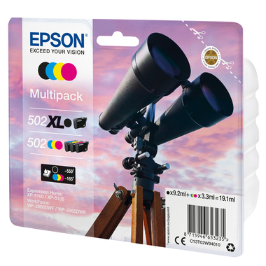 EPSON Multipack Tinte XL/Std. BK/CMY T02W940 WF-2860/XP-5100 4-color