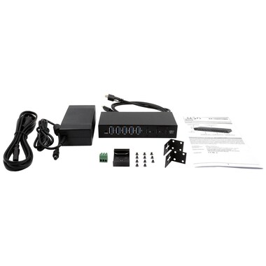 Exsys USB-Hub Industriale USB 3.2 Gen 2 x 1 Hub 7-Porta