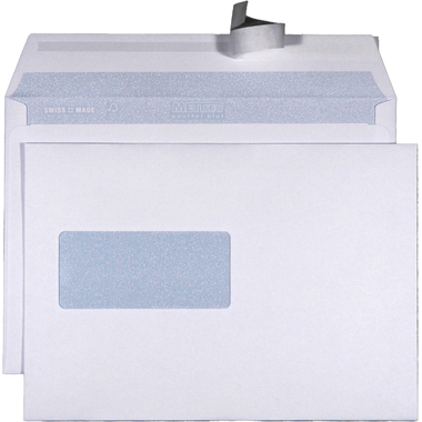 METTLER Envelope fenêtre gauche C5 8065 100g,ultra blanc,colle 500 pc.