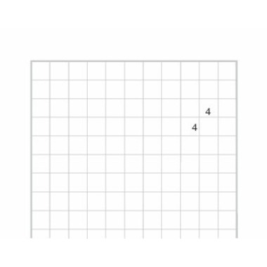 INGOLD-BIWA Schulheft A4 02.0420.445 weiss, 90g 4x4mm kar. 25 Stück