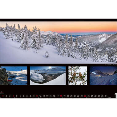 CALENDARIA Bildkalender 2026 9783036205212 Switzerland ML 48x33cm