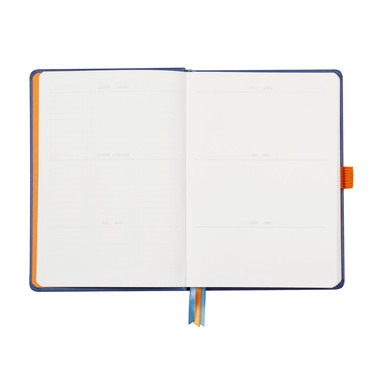RHODIA Goalbook Notizbuch A5 118577C Hardcover saphirblau 240 S.