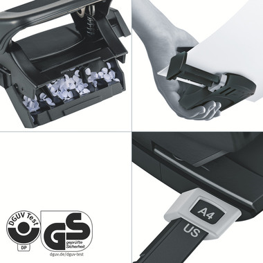 LEITZ Locher NeXXt Recycle 5010-00-95 schwarz, CO2 neutral 10 Blatt