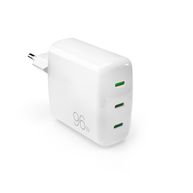 Chargeur mural MiniPro 96W avec technologie GAN 3 ports USB-C | Puro