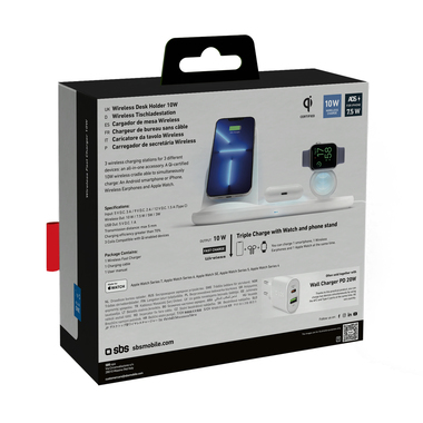 Mehrfaches kabelloses QI-Ladegerät auch für iPhone | SBS