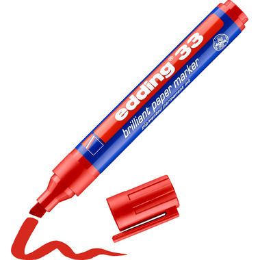 EDDING Permanent Marker 33 33-2 rot