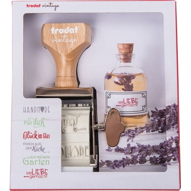 TRODAT Vintage Stempel 158076 Selbstgemachtes, 3-farbig