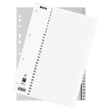 BIELLA Registro PP A4 47143100U grigio 1-31
