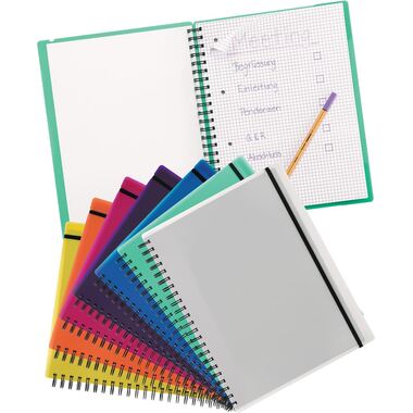 KOLMA Cahier spir.EASY KolmaFlex A4 06.550.33 berry, quadr. 5mm 100 feuil.