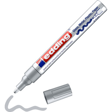 EDDING Paintmarker 750 2-4mm 750-54 CREA silber