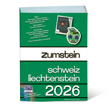 Zumstein Briefmarken-Katalog 2026 (de/fr) Zumstein Briefmarken-Katalog, deutsch/französich