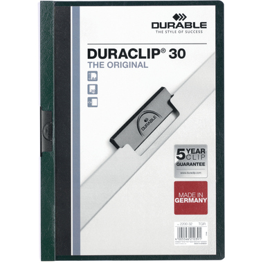 DURABLE Klemmhefter DURACLIP 30 220032 für 30 Blatt A4 petrol