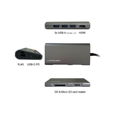 LC-Power USB-Hub LC-HUB-C-MULTI-5