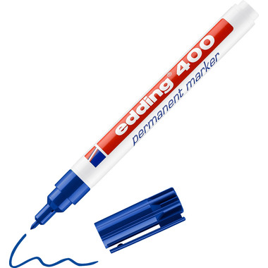 EDDING Marqueur permanent 400 -1mm 400-3 bleu