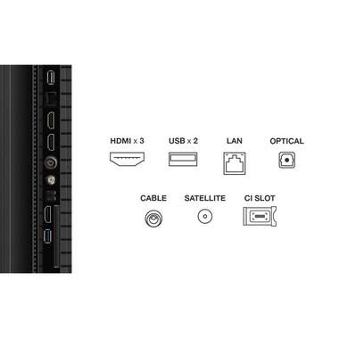 TCL TV 75P7K 75", 3840 x 2160 (Ultra HD 4K), QLED