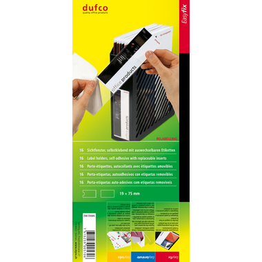 DUFCO EasyFix Sichtfenster 50002.002 19x75mm selbstkl.16 Stk.
