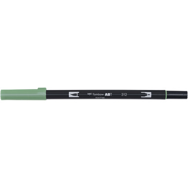 TOMBOW Dual Brush Pen ABT 312 holly green