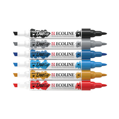 TALENS Ecoline Duotip Urban Landscape 11609913 6 couleurs