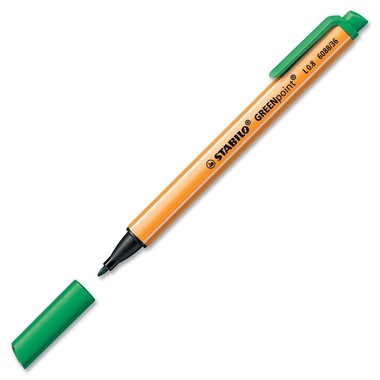 STABILO Penna fibra GREENpoint 0.8mm 6088/36 verde
