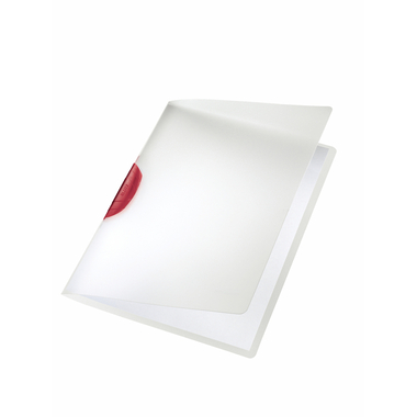 LEITZ Color Clip rosso A4 41750025 trasparente