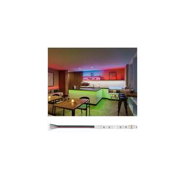 Paulmann Pro LED Strip Silver P25 830 5m 75W 300 lm/m 60LEDs/m RGBW