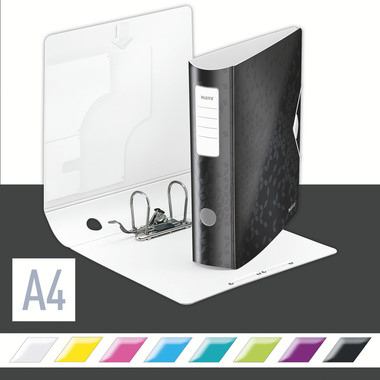 LEITZ Classeur WOW Active 180° 8.2cm 1106-00-95 noir A4