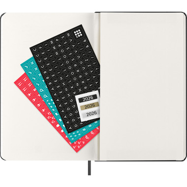 MOLESKINE Agenda Classic Large 2026 DHB12DC3Y26 1G/1P nero HC 13x21cm