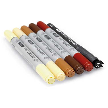 COPIC Marker Ciao 22075572 5+1 Set Hair Tones 1