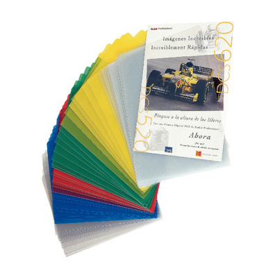 LEITZ Premium Dossier PVC A4 41006099 transparent, ass. 5 pcs.